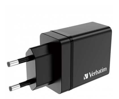 Ładowarka i akumulator VERBATIM Ładowarka sieciowa USB-C PD 20W USB-A QC 3.0 2xUSB-A 10W 49700
